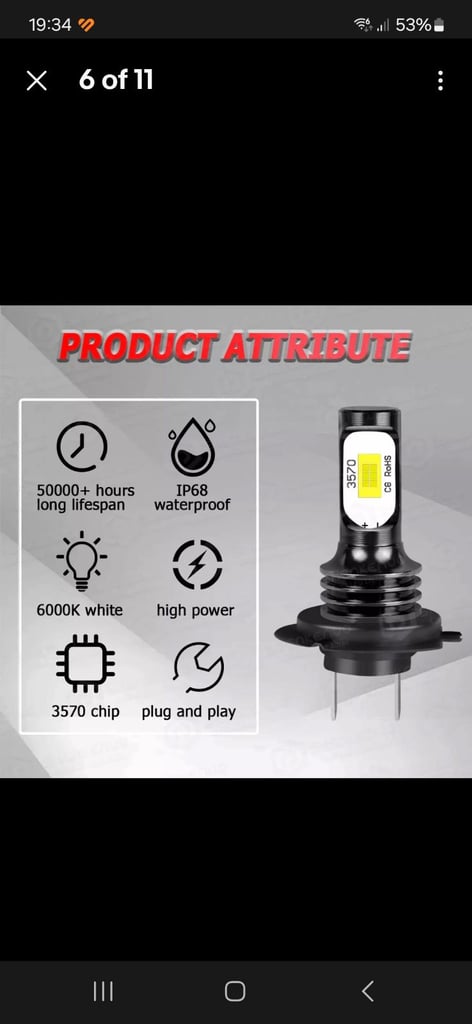 H7 led bulbs