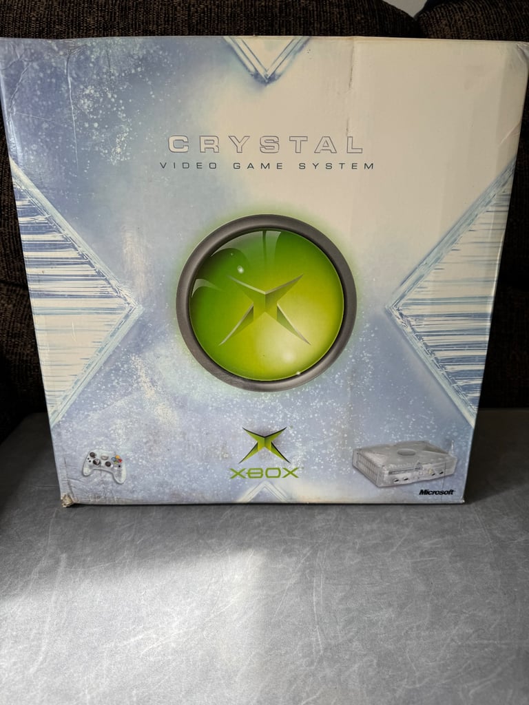 image for Original Xbox console crystal boxed.
