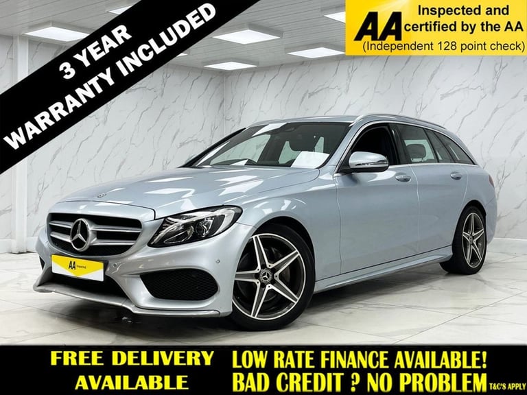 image for 2018 Mercedes-Benz C Class 2.1 C220d AMG Line Estate 5dr Diesel G-Tronic+ Euro 6 (s/s) (170 ps) E...