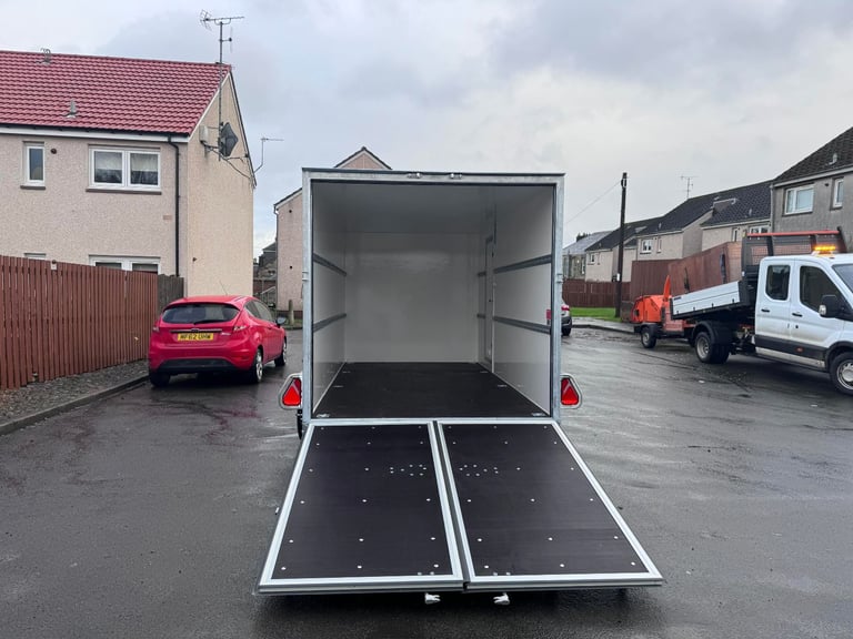 image for BRAND NEW 400cm x 200cm x 200cm TWIN AXLE BOX TRAILER WITH DUO DOORS 2700KG