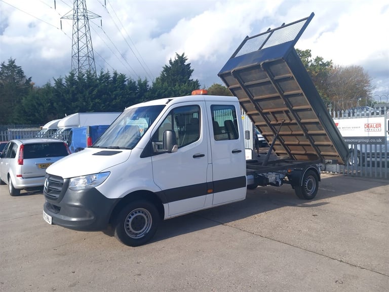 2022 Mercedes-Benz Sprinter 3.5t Progressive Crew Cab Tipper CHASSIS CAB DIESEL Manual