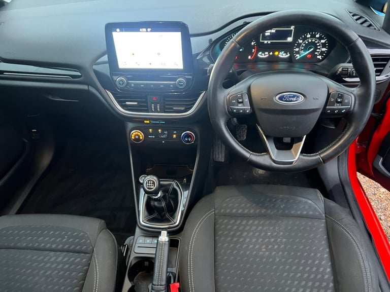 2017 FORD FIESTA ZETEC RED EURO 6 ULEZ COMPLIANT SALVAGE DAMAGED REPAIR CAT S 