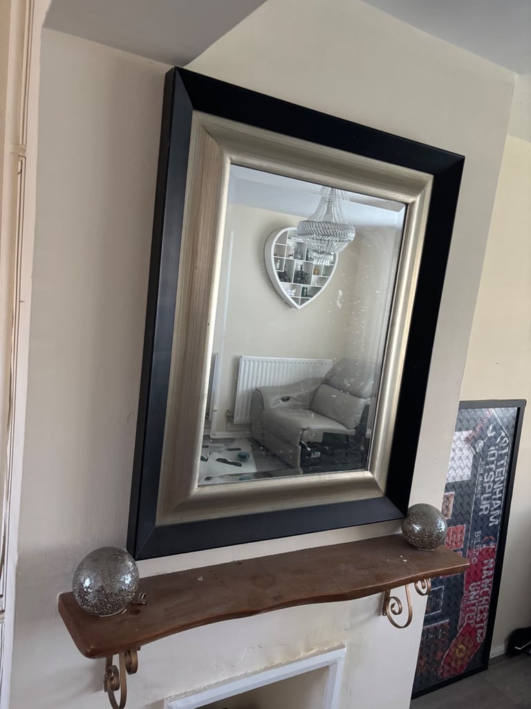 image for Black and silver mirror 