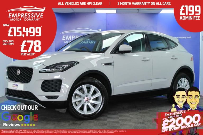 2019 69 JAGUAR E-PACE 2.0 D150 S SUV 5DR DIESEL MANUAL EURO 6 (S/S) (150 PS) DIE
