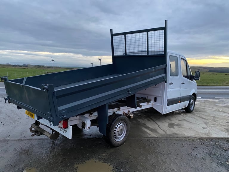 Mercedes-Benz, SPRINTER crew cab tipper 2018 full year mot 55 thousand miles