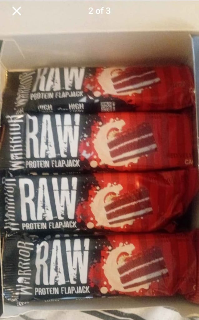 Warrior Protein Bars (Mixed items, 3 Choc, 4 Salted Caramel, 4 Red Velvet)