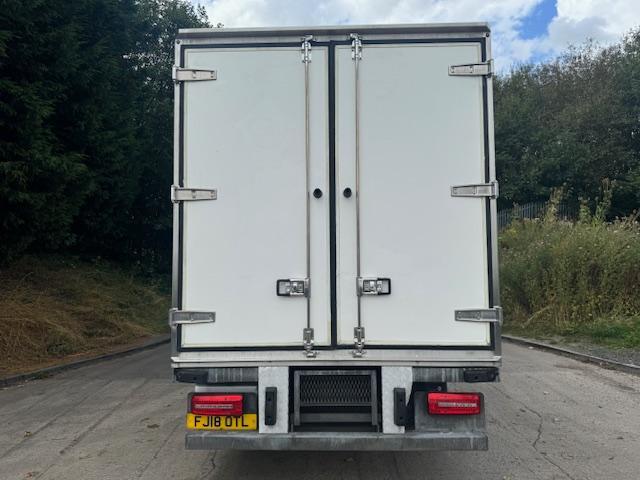 2018 18 DAF LF 150 Euro 6 14ft fridge box side door Carrier Supra diesel freezer