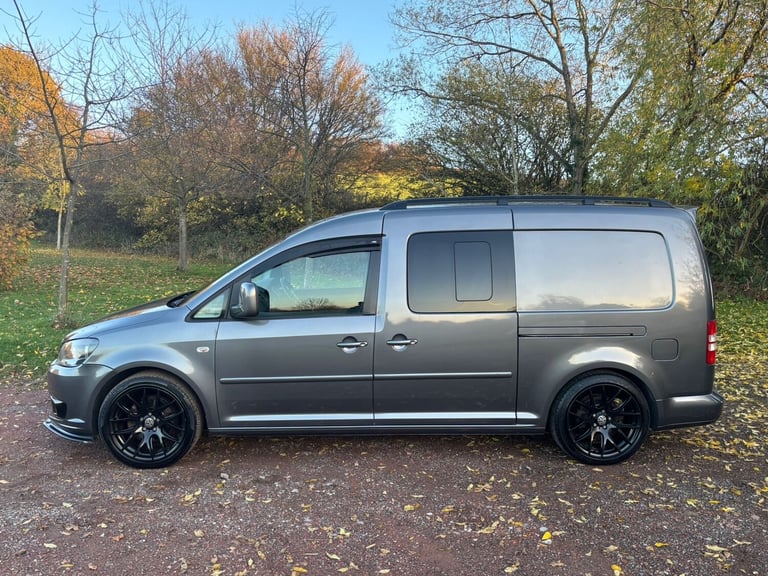 2013 Volkswagen Caddy Maxi 2.0 TDI 140PS Window Van*CREW CAB*TIMING BELT DONE*FULL SERVICE HISTOR...
