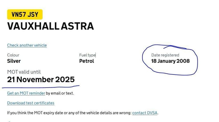 Vauxhall, ASTRA, Hatchback, 2008, Semi-Auto, 1598 (cc), 5 doors
