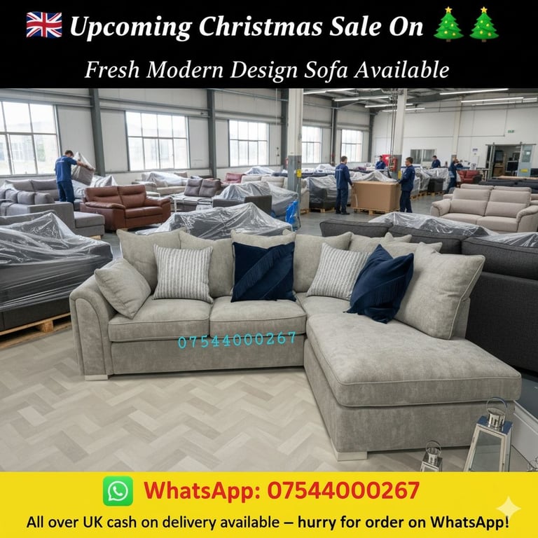 Sofa Deals UK – Brand New Corner & 3+2 Sets | Free Delivery | COD