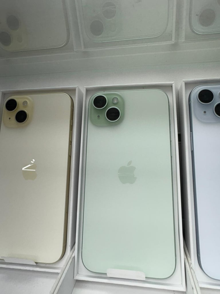 image for iPhone 15 Plus BRAND NEW BOX ONE YEAR OFFICIAL WARRANTY 