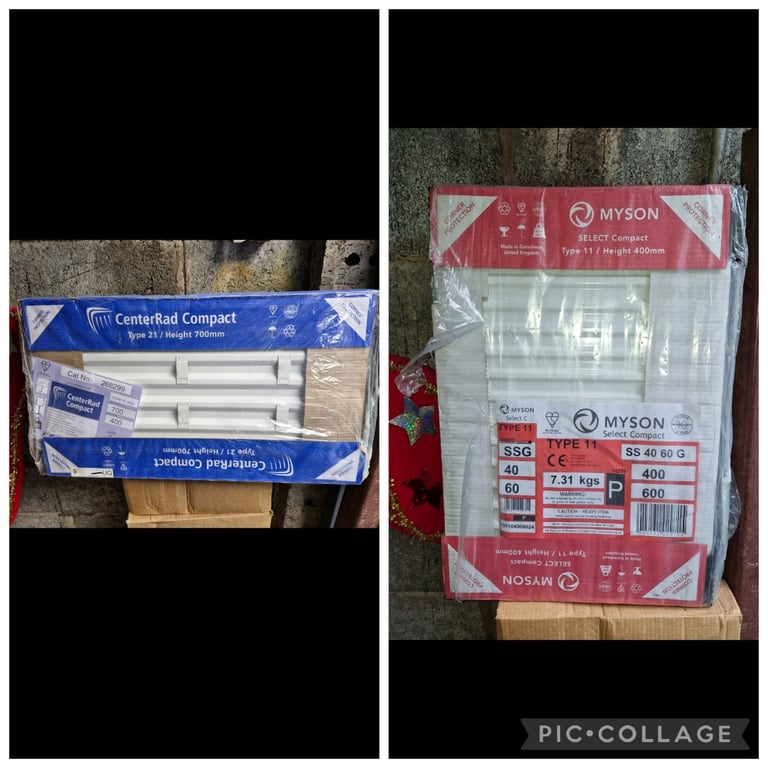 JOB LOT 30+ RADIATORS BRAND NEW VARIOUS MAKES/MODELS MYSON,CENTERAD,STELRAD