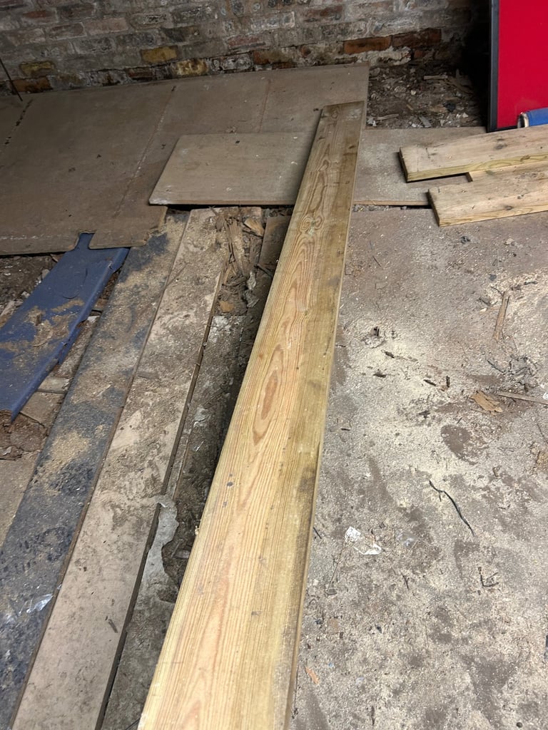 Quantity of Wooden Decking Boards