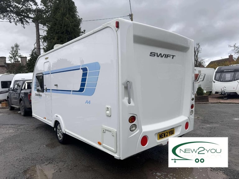 2013 Swift Coastline Esprit 4 Berth FIXED BED Caravan -STOCK NO E226