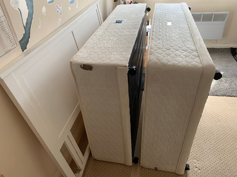 King-Size Bed + Headboard + IKEA Mattress + Chest of drawer