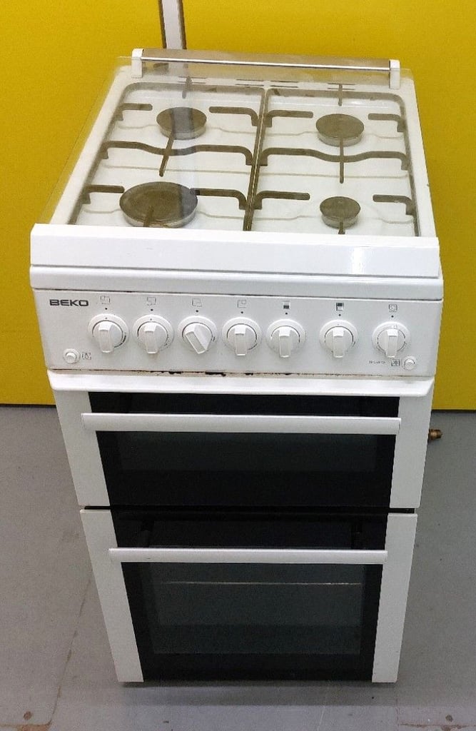 Beko 50cm Twin Cavity Gas Cooker