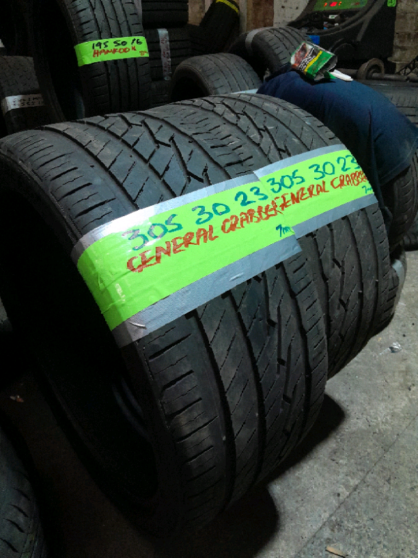 305 30 23 general grabber tyers 7mm tread free fit open 7 days 