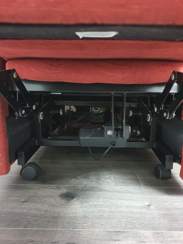 Electric riser recliner armchair