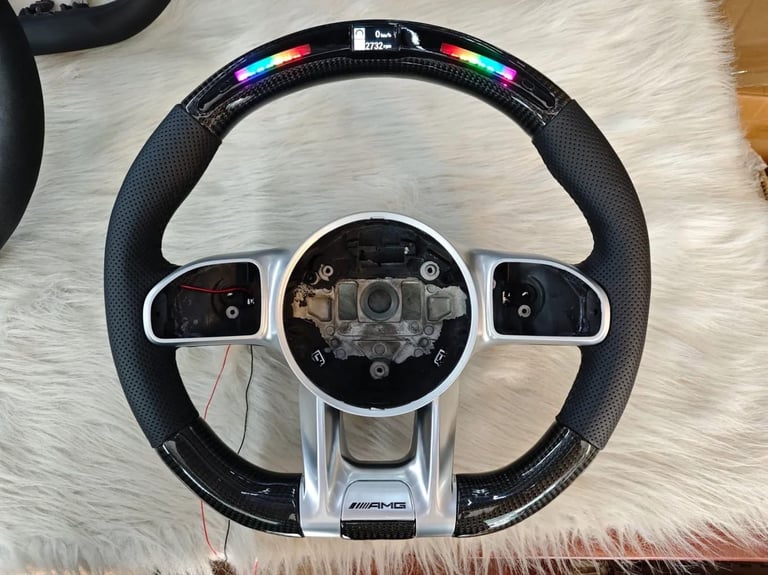 Amg carbon fibre steering wheel 