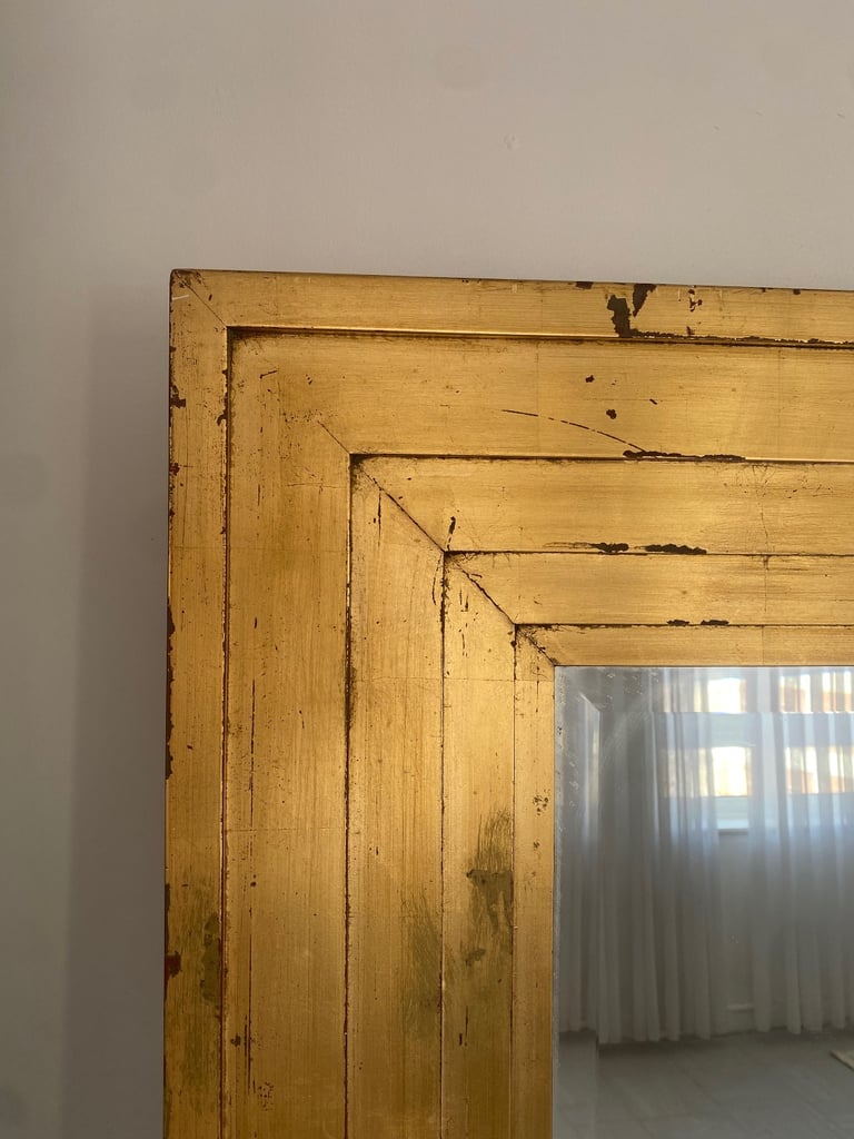 Large Gold Mirror