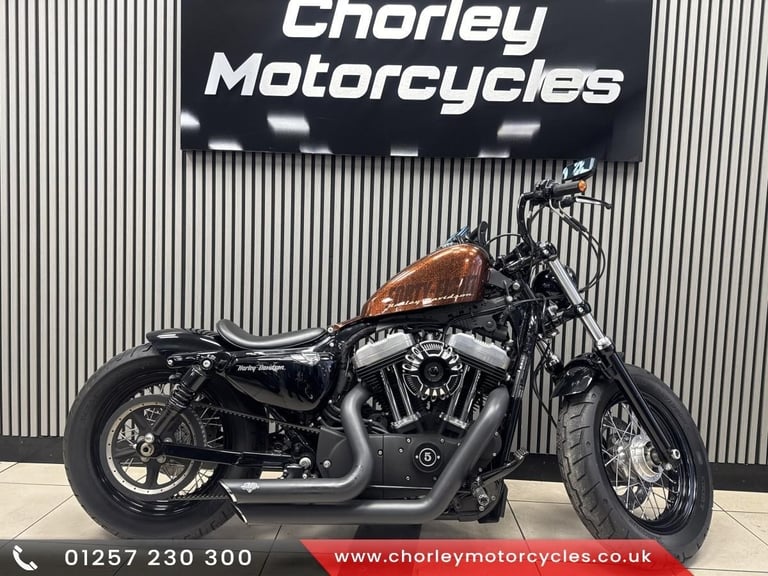 Harley Davidson XL1200 Forty Eight C14 with 4346 miles custom cruiser bobber