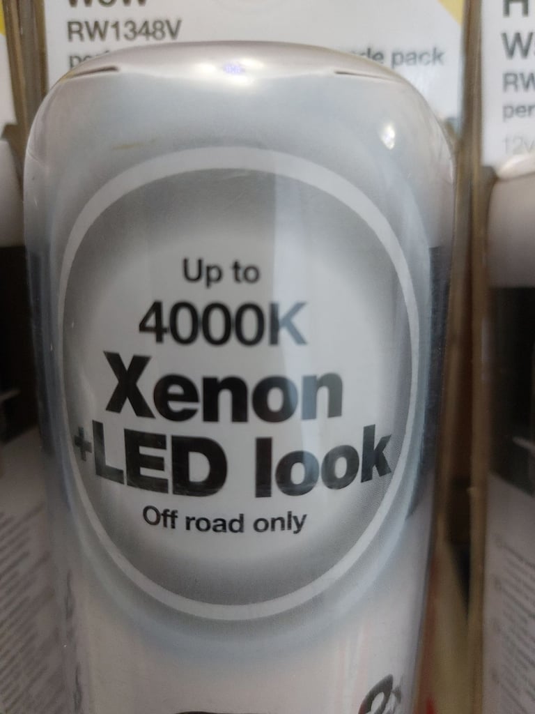 Ring automotive job lot H1 12v 80w 4000k xenon led lookH1