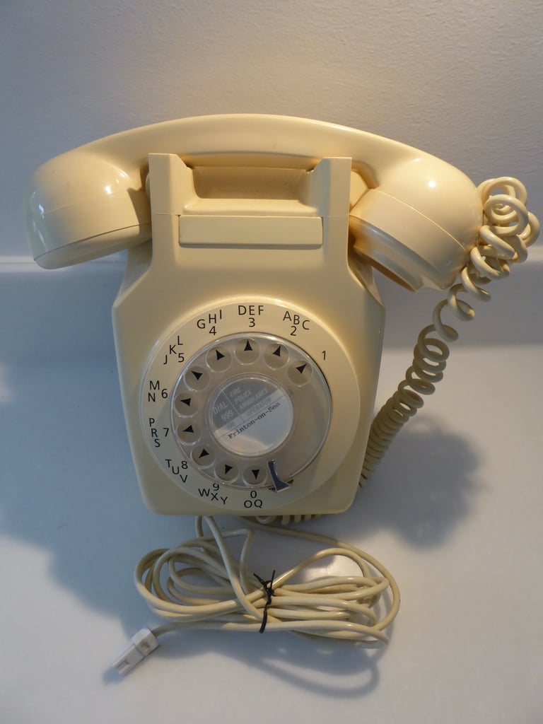 Vintage Wall Hung Landline Telephone