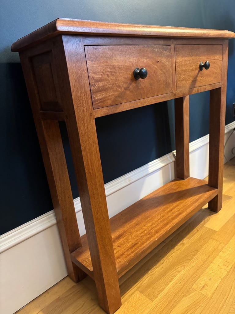Wooden console table 