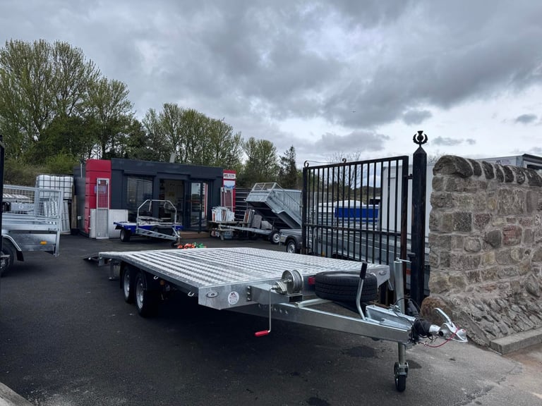 Brand new 5m x 2,1m twin axle jupiter car transporter trailer 3000KG