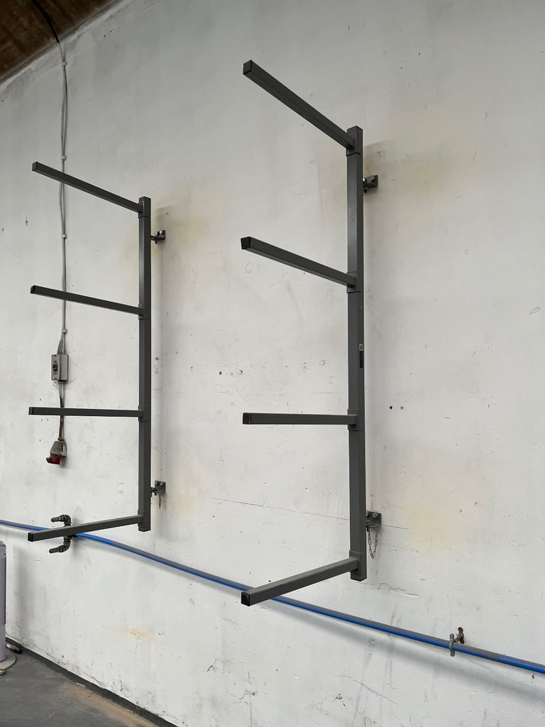 Bumper Wall racking garage