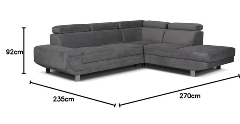 Brand New L Shape Sofa Bed with Storage – SAME DAY DELIVERY 🚚