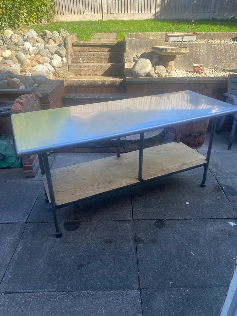 image for Commercial Quality Stainless Steel Kitchen/Catering/industrial/retail Table
