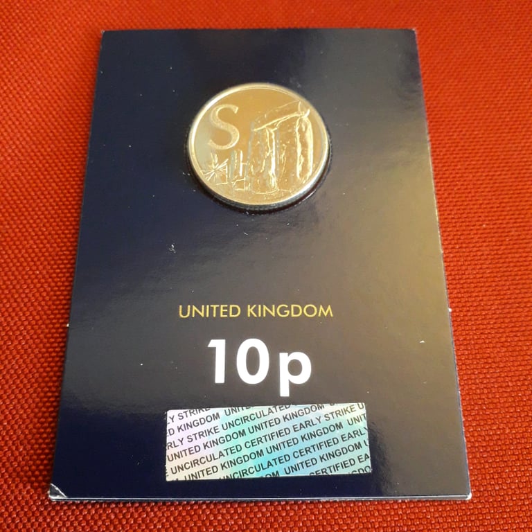 A-Z 10p S : Stonehenge 2018 BUnc Alphabet coin