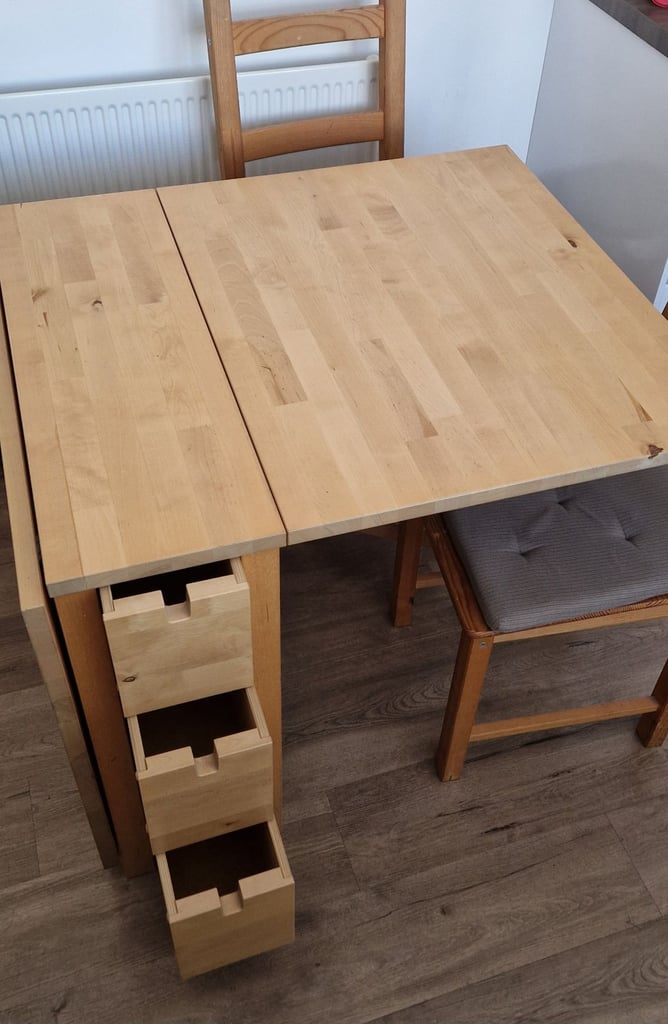 image for Dining table and chairs folding table 
