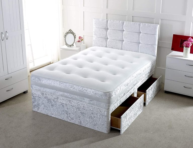 Single Bed Elegant & Drawers, Headboards And Mattresses ss in