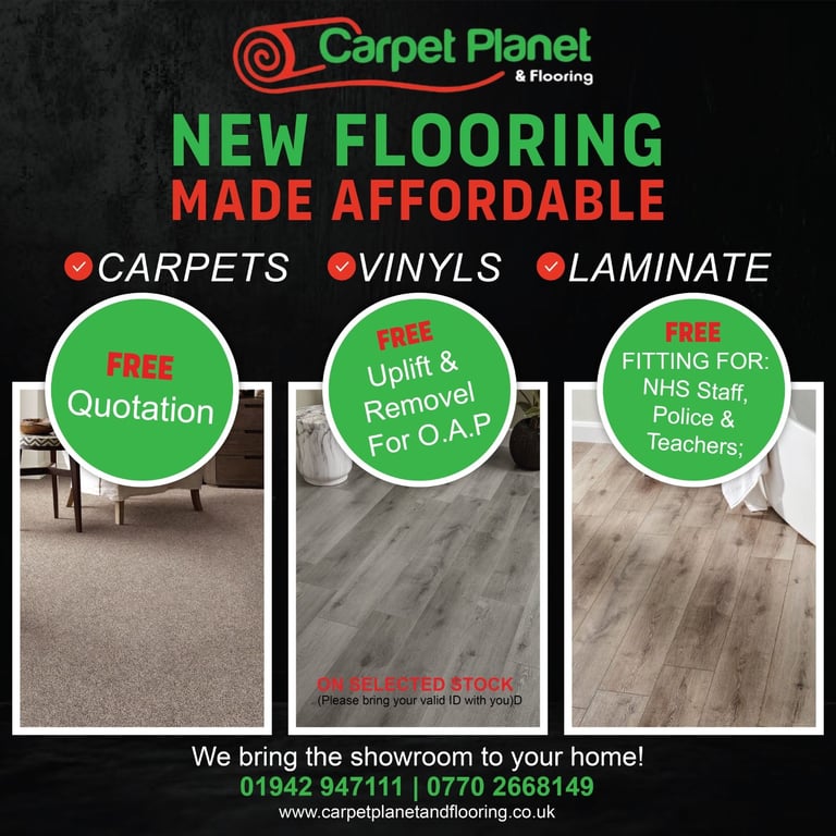 Laminate and Vinyl flooring - Supply and fit 