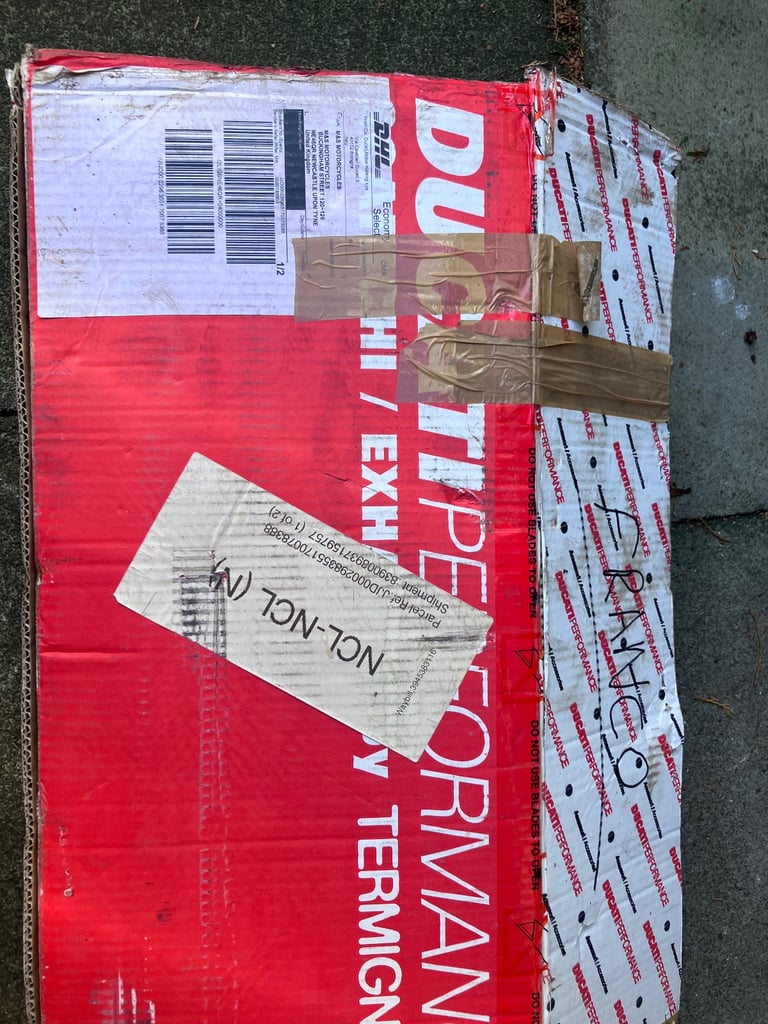 Ducati diavel muffler 