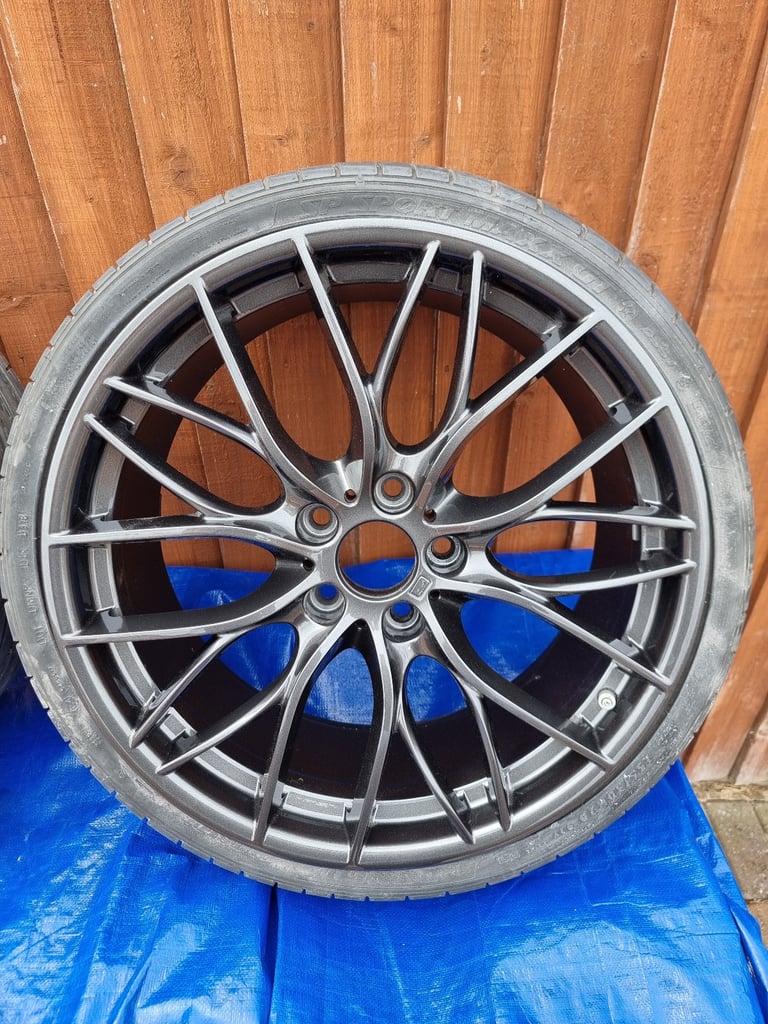 Genuine BMW M Performance 405m’s Alloy Wheels Set 20’ + Part Worn Orbit Grey - Refurbished