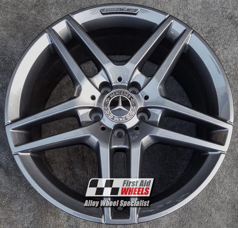 MERCEDES E CLASS 1x 18'' GENUINE AMG GRAPHITE GREY 8.5J ET48 ALLOY WHEEL S409GF
