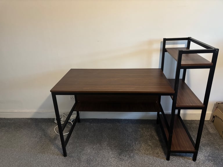 image for Desk with shelves
