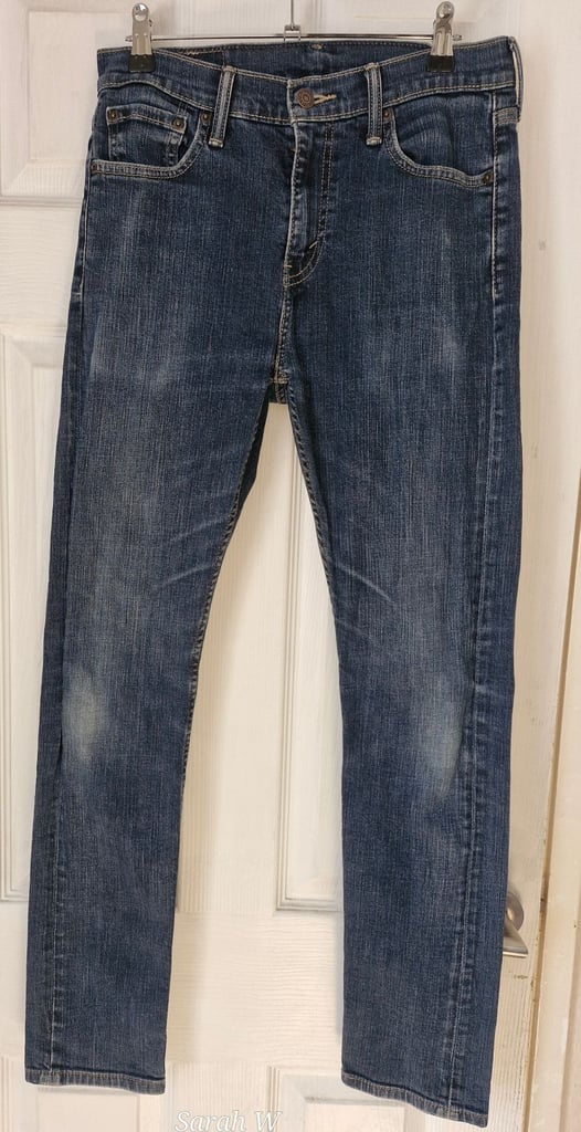 image for Levi Strauss Blue Straight Leg Jeans 29/32