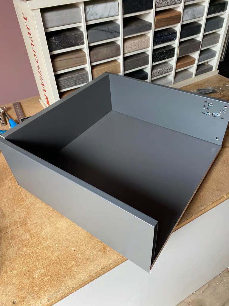 Fitted Kitchen Cabinets-Units-Carcass - Dark or Light Concrete Handleless Doors (Brand New)
