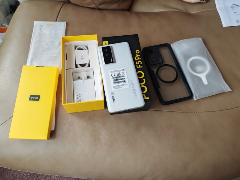 Xiaomi POCO F5 Pro 5G 12GB+512GB Dual SIM Android - WHITE - Excellent Condition