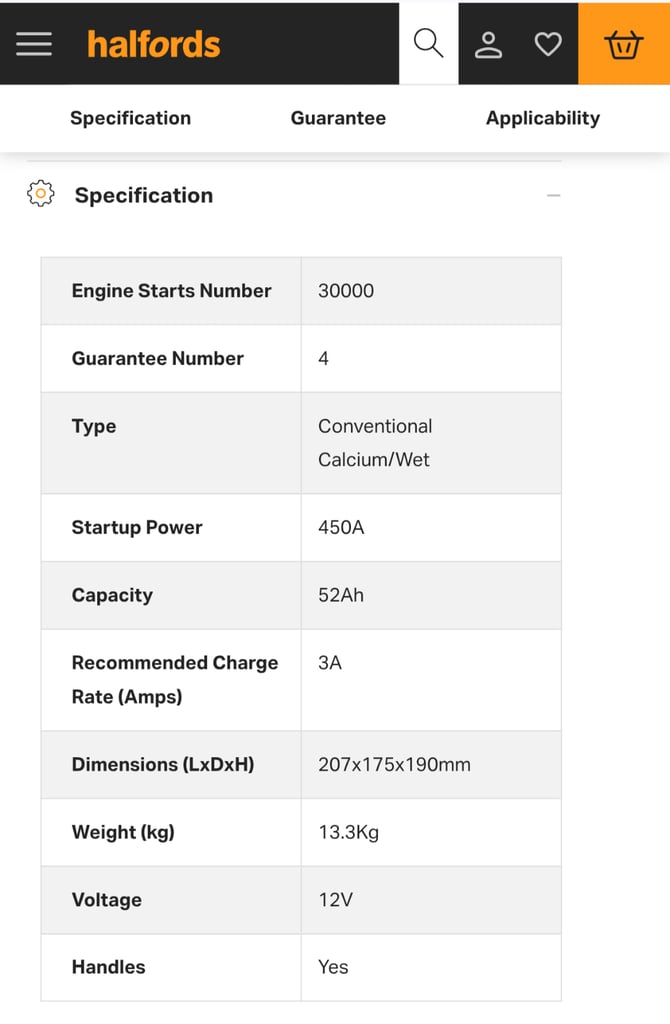  New Car Battery for Sale.