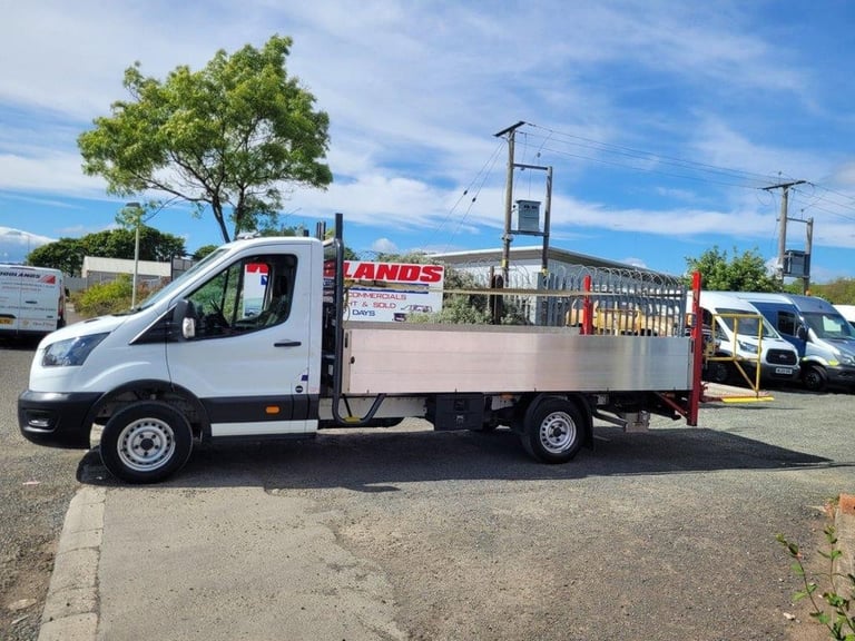 2021 ON 71 PLATE FORD TRANIT 350 LEADER XLWB L4HI DROPSIDE WITH TAIL LIFT ULEZ