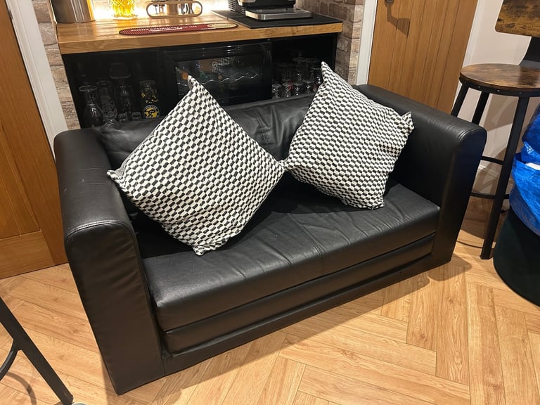 Faux leather IKEA Sofa Bed RRP £299 bargain £100 or best offer