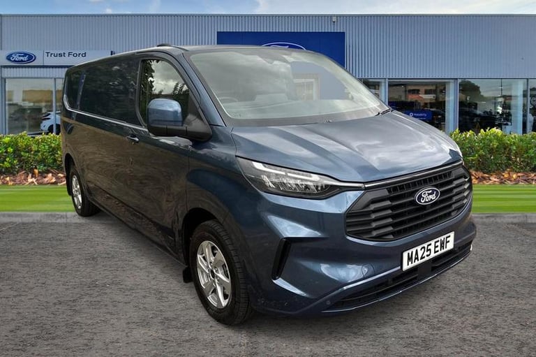 2025 Ford Transit Custom 280 Limited AUTO L2 LWB FWD 2.0 EcoBlue 136ps, SAT NAV, AIR CON Automati...