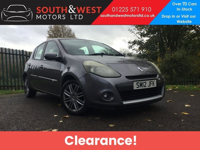 image for 2012 Renault Clio 1.2 Dynamique TomTom Hatchback 5dr Petrol Manual Euro 5 (75 ps) Hatchback Petro...