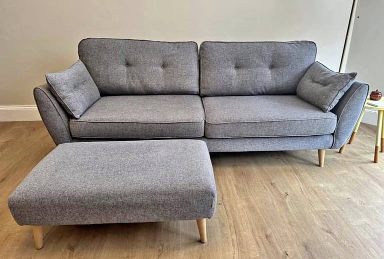 DFS French Connection Sofas..4+1+Footstool 