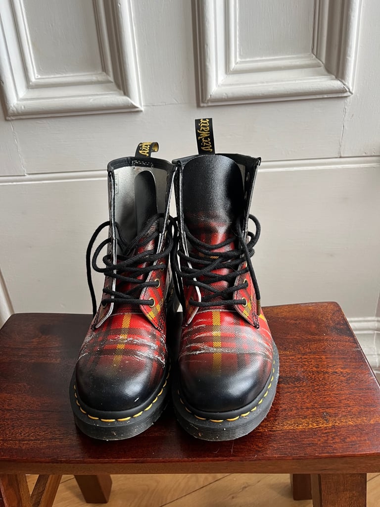 image for Dr Marten Tartan Boots